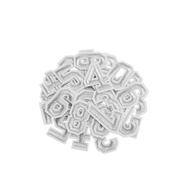 Iron on Letters and Numbers Patches for Clothes DIY Embroidered Patch A-Z, Numbers 0-9 Applique for Clothes Hats Backpacks Jackets Pants DIY Accessories