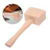 Operitacx Leathercraft Mallet Small Wooden Hammer Compact Woodworking Tool for