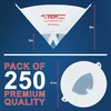 TCP Global - 190 Micron Filter Tips Ultra-Fine Paint Strainer