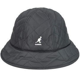 Kangol Quilted Casual Bucket Hat - Black (BK001) - 60-61 cm (XL), black