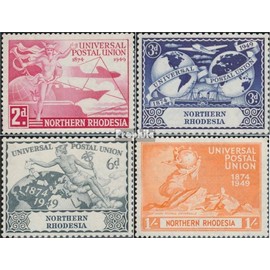 North-Rhodesien 50-53 (complete.issue.) Volume 1949 completeett unmounted mint/never hinged ** MNH 1949 75 years UPU (Stamps for collectors)