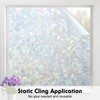 Volcanics Rainbow Window Privacy Film, Decorative Stained Glass Window Film,