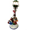 Three Snowman Reading Book Tea Light Holder