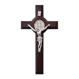 CX156-08BEN CRUCIFIX ST BENEDICT; 8"