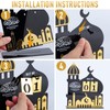 Ramadan Countdown Calendar, Acrylic Eid Ramadan Mubarak Advent Countdown Calendar