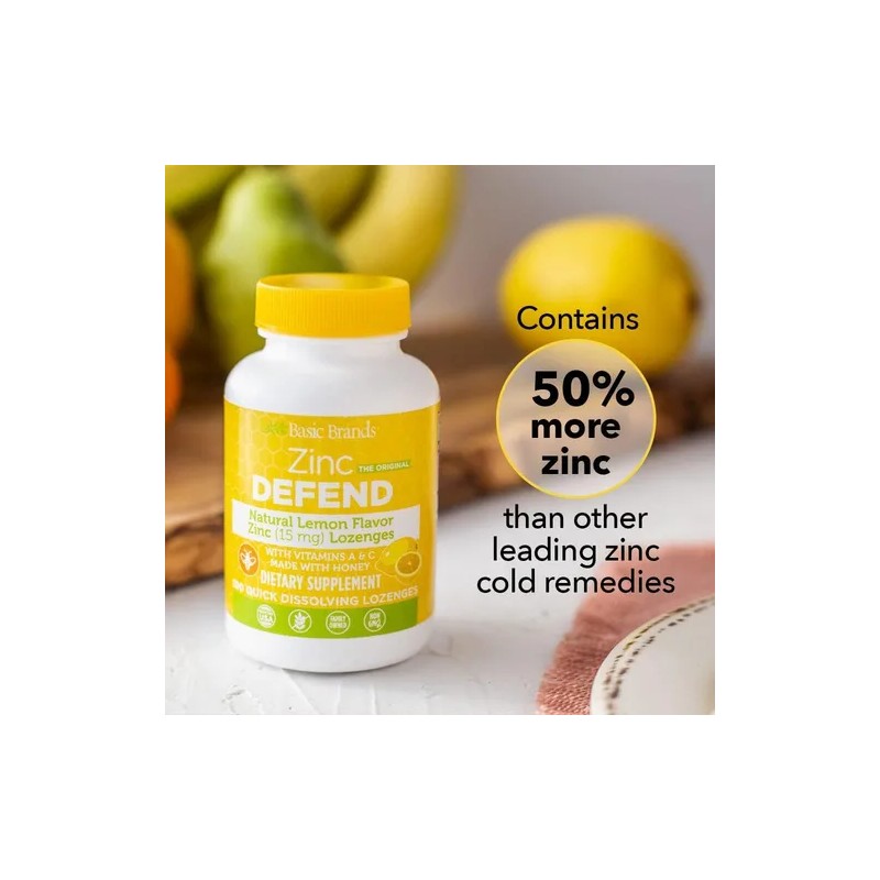 Basic Brands Zinc Limn 100 Uds Pack 2 Con Vitamina