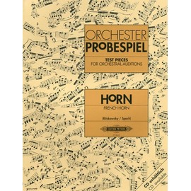 オーケストラ作品の抜粋練習曲集 (ドイツ・オーケストラ・ユニオン公認試験問題集): ホルン篇/ペータース社