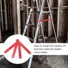 Yardenfun 2pcs Aluminum Alloy Attic Ladder Hinge Kit Heavy Duty