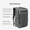 TravisMathew Duration Backpack TMB105, Graphite Heather