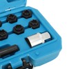 12pcs Wheel Locking Nut Key Kit Rustproof Anti Theft Lug