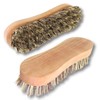 zederle Scrubbing Brushes with Ergonomic Beech Wood Handle (Pack of