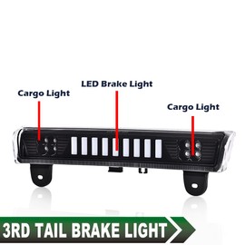 GRAND ORANGE LED 3rd Brake Light Compatible with 2000-2006 Chevy Suburban 1500 2500/2000-2006 Chevy Tahoe/2000-2006 GMC Yukon/2000-2006 GMC Yukon XL 1500 2500(Fits Liftgate Model Rear Doors Only)