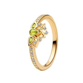 Artiyoo Ring Fit Women Fashion Gifts 925 Sterling Silver DIY Jewelry (Princess Tiana Tiara Ring number 7)