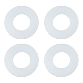Flush Valve Silicone Gasket Compatible with Caroma M5,Fit for Geberit M5 Series Flush Valves,Clear Toilet Flush Valve Seal Replacement Parts (4-Pack)