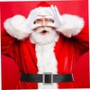 3pcs Decorative Santa Claus Waistbands with Buckles Versatile Costume Belts