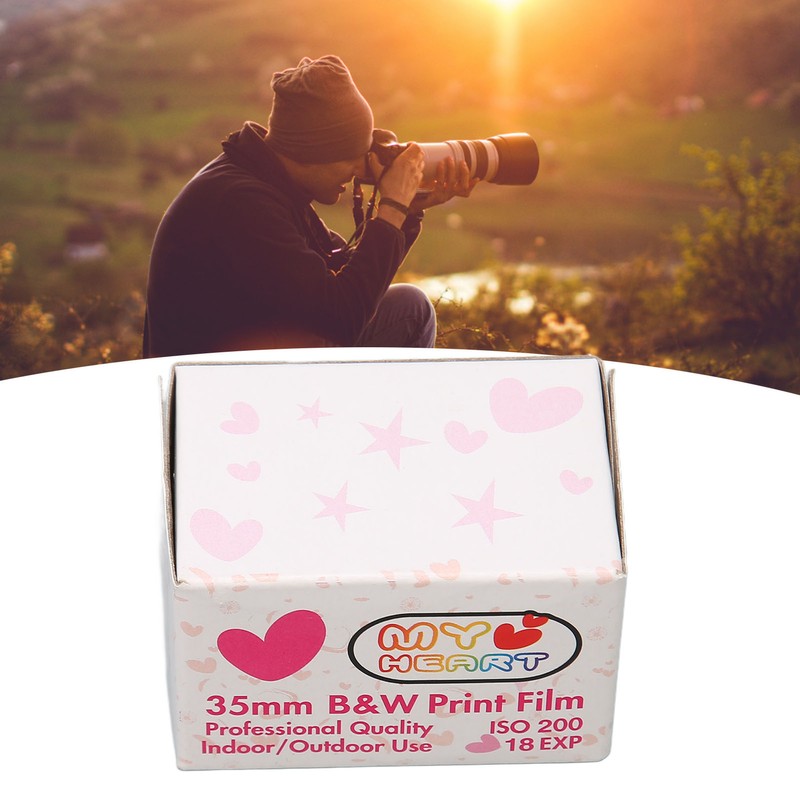 35mm Black and White Print Film ISO 200 HD Camera
