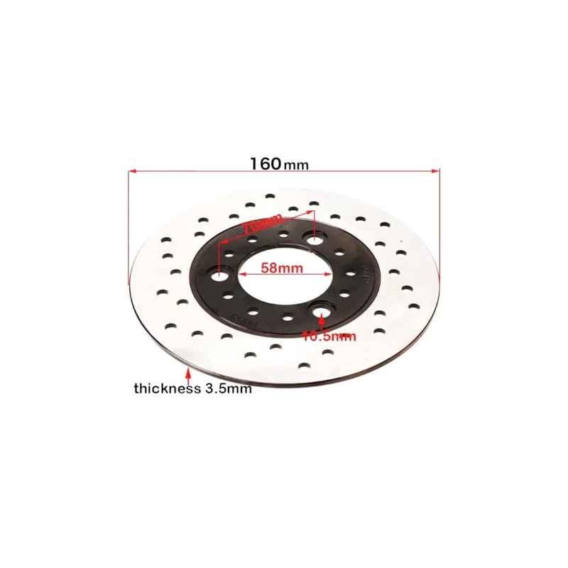【Deepa Ribusu】DIO Dio AF28 AF35 Brake Disc Front Rear AF25