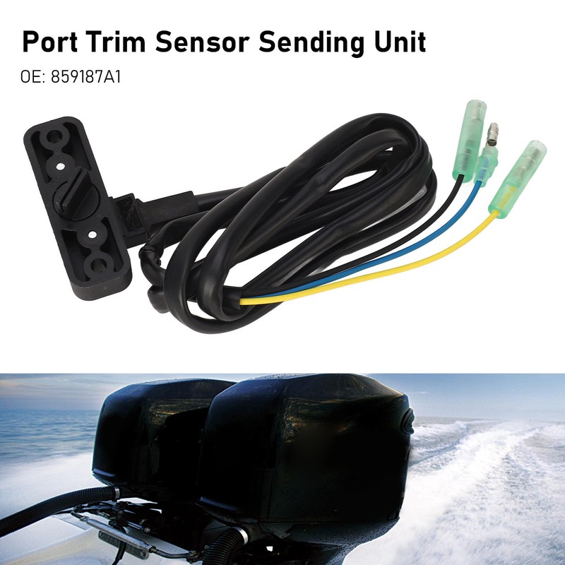 Port Trim Tilt Sender Sensor Sending Unit 859187A1 Black Replacement