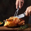 HOSHANHO High Carbon Stainless Steel Carving Knife and Fork Set,Professional