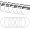 24 Pack Shower Curtain Rings, Rustproof Decorative Shower Curtain Hooks