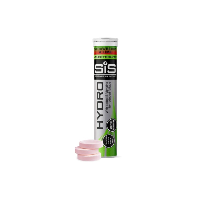 Science In Sport Hydro Hydration Tablets, Gluten-Free, Zero Sugar, Strawberry