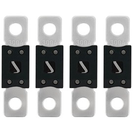4 Pack 300A MEGA/AMG Fuse High Current Bolt-on Fuse Automotive 300 Amp for Cars Trucks Construction Vehicles Buses Marine