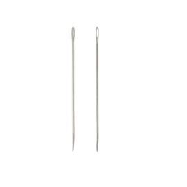 dophee 2 PCS Professional Big Eye Upholstery Needles 6" Long 3mm Thickness