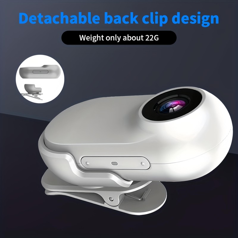 Bewinner Cat Camera Collar, 170° Wide Angle Dog Collar Camera