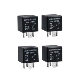YiePhiot 4 Pack Car Relay 4 Pin 12V 40 Amp Model No : JD2912-1H-12VDC 40A 14VDC, Car Relay Switch Auto Switches & Starters