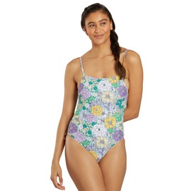 Sporti Active Floral One Piece Swimsuit - Floral - Medium