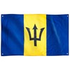 Runesol Barbados Flag, 91x152cm, 3ft x 5ft, 4 Grommets, Eyelet