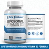 Life's Fortune Liposomal Vitamin D3 5000 IU, Supports Healthy Bones