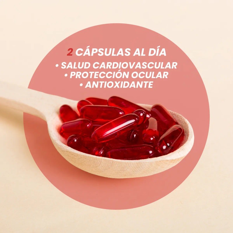 Omega 3 Krill Oil Con Astaxantina Nuboost 2000mg 60 Cápsulas