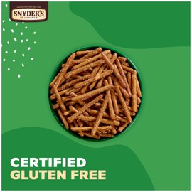 Snyder's of Hanover Gluten Free Pretzel Sticks, 100 Calorie Individual Packs, 24 Ct