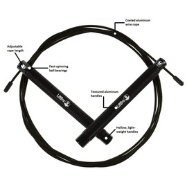 LiftBro Beast Release Jump Rope v.2.0 - Adjustable Speed Rope for Crossfit, Cardio and Fitness