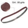sourcing map 1/2-inch X 18-inch(13mm X 455mm) Sanding Belt 80