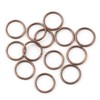 HDSupplies - 200 anillos de 4 mm, cobre envejecido, calibre