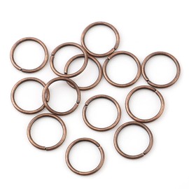 HDSupplies - 200 anillos de 4 mm, cobre envejecido, calibre 21