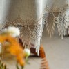 ARTABLE Lace Table Cloth Linen Grey Rustic Farmhouse Elegant Tablecloth