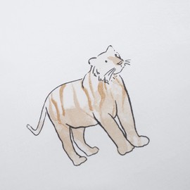 Bianca Zoo Animals Cotton Single Fitted Sheet White