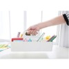 1 x Multifunctional Desk Organizer Plastic Portable 8 Compartments Storage