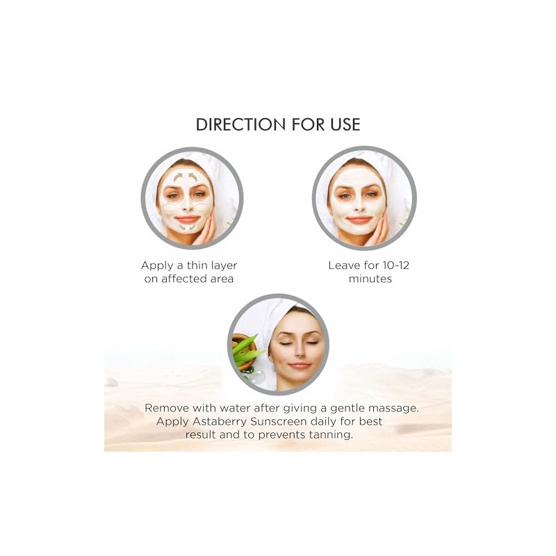 Astaberry Professional Aha Detan -Sun Tan Removal All Skin Types,