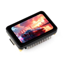 RP2350 1.64inch AMOLED Touch Display Development Board, 280x456, QSPI Interface, Onboard Accelerometer and Gyroscope Sensor, Dual-Core and Dual-Architecture Processor, Rich Functions, with Header