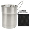 Camping Cup Pot, Backpacking Pot, Camping Mug Hiking Pot 1l