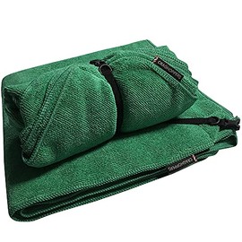 Craghoppers Large Micrfibre Travel Towel, Lightweight, Anti Odour, Anti Bacterial, Fats Drying - Perfect for Camping, Hiking & Outdoors