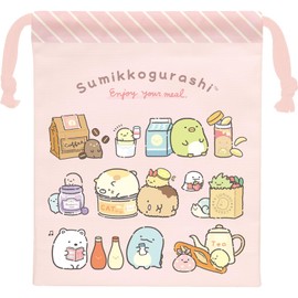 San-X Sumikko Gurashi Cup Drawstring CA61701 H 7.5 x W 6.1 x D 3.1 inches (190 x 155 x 80 mm)