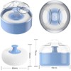 seimeinoki Powder Container, Powder Box, Refill Container, Soft Puff Included,