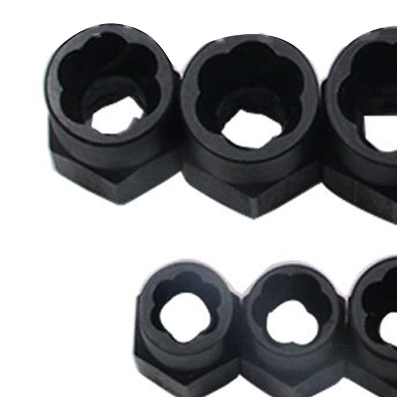 10 Pcs Bolt Extractor Set Strong Grip Chrome Vanadium Steel