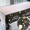 BETESSIN Pack of 2 137 x 274 cm Tablecloths Birthday