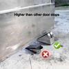 Large Door Stops, Heavy Duty Adjustable Spring Loaded Door Wedge
